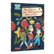 Buchcover und Innenansicht für das Buch: Das Jahr, in dem Weihnachten (fast) ausfiel
