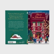 Buchcover und Innenansicht für das Buch: Advent im Holunderweg - 24 neue Geschichten bis zum Weihnachtsfest