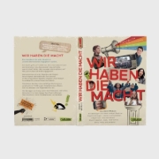 Buchcover und Innenansicht für das Buch: Wir haben die Macht - Handbuch fürs Einmischen in Politik und Gesellschaft