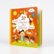 Buchcover und Innenansicht für das Buch: 50 Reime für Kleine