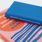 Buchcover und Innenansicht für das Buch: Zuhause ist das Wetter unzuverlässig