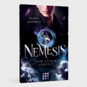Buchcover und Innenansicht für das Buch: Nemesis 2: Vom Sturm geküsst