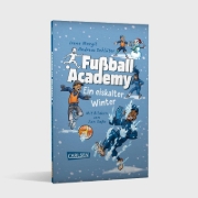 Buchcover und Innenansicht für das Buch: Fußball Academy: Ein eiskalter Winter