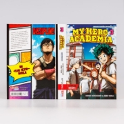 Buchcover und Innenansicht für das Buch: Boku no Hero Academia Yuuei Hakusho