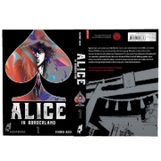 Buchcover und Innenansicht für das Buch: Imawa no Kuni no Alice