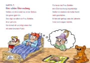 Buchcover und Innenansicht für das Buch: Minecraft Silben-Geschichte: Abenteuer - bis die Schule wackelt!