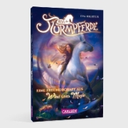Buchcover und Innenansicht für das Buch: Insel der Sturmpferde 1: Eine Freundschaft aus Wind und Magie