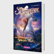 Buchcover und Innenansicht für das Buch: Insel der Sturmpferde 1: Eine Freundschaft aus Wind und Magie
