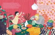 Buchcover und Innenansicht für das Buch: Lunas Weihnachtszauber
