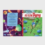 Buchcover und Innenansicht für das Buch: Der kleine Perry 2: Im Reich der 42 Welten
