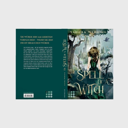 Buchcover und Innenansicht für das Buch: The Spell of a Witch (The Spell of a Witch 1)
