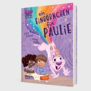 Buchcover und Innenansicht für das Buch: Ein Einhörnchen für Paulie
