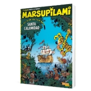 Buchcover und Innenansicht für das Buch: Marsupilami 26 - Santa Calamidad
