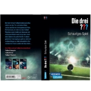 Buchcover und Innenansicht für das Buch: Die drei ???: Schauriges Spiel (Dreifachband. Enthält die Bände: Fußball-Gangster, Fußballfieber, Fußballphantom)