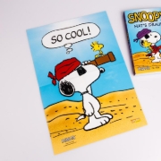 Buchcover und Innenansicht für das Buch: Comics for Kids - Snoopy Cowabunga