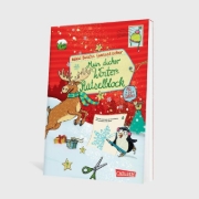 Buchcover und Innenansicht für das Buch: Mein dicker Winter-Rätselblock