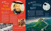 Buchcover und Innenansicht für das Buch: Das große WAS IST WAS-Antwortbuch Geschichte