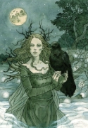 Buchcover und Innenansicht für das Buch: Keltische Winternächte