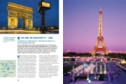 Buchcover und Innenansicht für das Buch: Das Reisebuch Frankreich