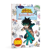 Buchcover und Innenansicht für das Buch: BALL-PEN DE KAKERU! BOKU NO HERO ACADEMIA KANTAN ILLUST GUIDE