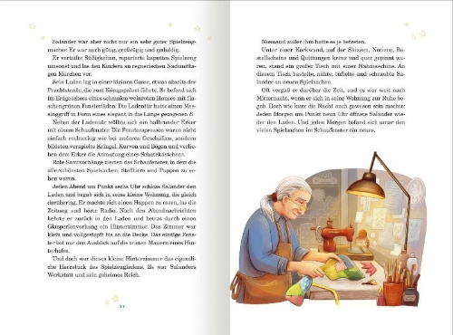 Buchcover und Innenansicht für das Buch: Die wundersame Weihnachtsbande
