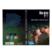 Buchcover und Innenansicht für das Buch: Die drei ???: Stille Nacht, düstere Nacht