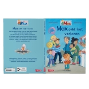 Buchcover und Innenansicht für das Buch: Max-Bilderbücher: Max geht fast verloren