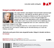 Buchcover und Innenansicht für das Buch: Maigrets erste Untersuchung