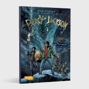 Buchcover und Innenansicht für das Buch: Percy Jackson & the Olympians: The Titan's curse, the graphic novel