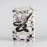 Buchcover und Innenansicht für das Buch: Smoke of Blade. Das Reich der silbernen Nacht (Scepter of Blood 3)