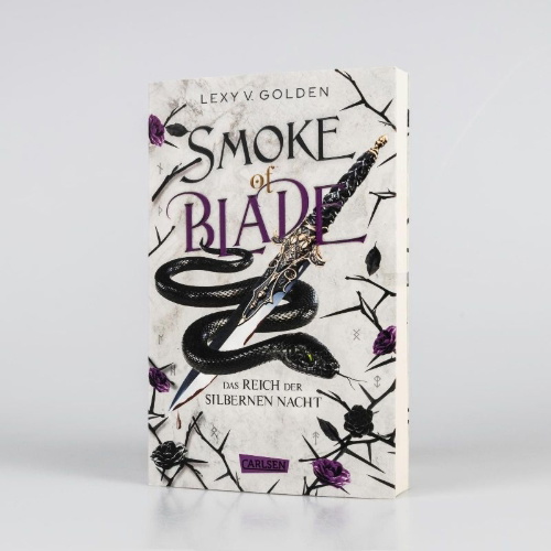 Buchcover und Innenansicht für das Buch: Smoke of Blade. Das Reich der silbernen Nacht (Scepter of Blood 3)