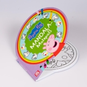 Buchcover und Innenansicht für das Buch: Peppa Wutz Ausmalbilder: MANDALA Malspaß