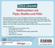 Buchcover und Innenansicht für das Buch: Weihnachten mit Pippi, Madita und Pelle