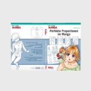 Buchcover und Innenansicht für das Buch: How To Draw Manga: Perfekte Proportionen im Manga