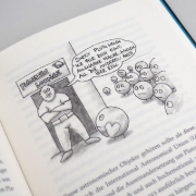 Buchcover und Innenansicht für das Buch: Das Universum und ich
