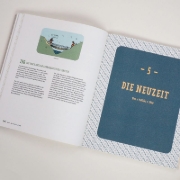 Buchcover und Innenansicht für das Buch: 321 superslimme dingen die je moet weten over geschiedenis