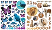Buchcover und Innenansicht für das Buch: EyeLike Stickers: Animals