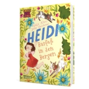 Buchcover und Innenansicht für das Buch: Barfuß in den Bergen