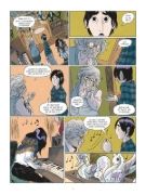 Buchcover und Innenansicht für das Buch: Das magische Messer - Die Graphic Novel zu His Dark Materials 2