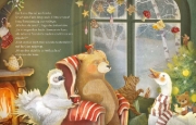 Buchcover und Innenansicht für das Buch: Der kleine Bär und die Weihnachtsfreude