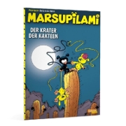 Buchcover und Innenansicht für das Buch: Marsupilami 4 - Le pollen du Monte Urticando