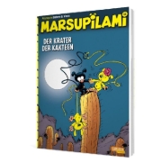 Buchcover und Innenansicht für das Buch: Marsupilami 4 - Le pollen du Monte Urticando