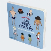 Buchcover und Innenansicht für das Buch: Alle har en bakside