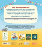 Buchcover und Innenansicht für das Buch: Mein erstes Vorlese-Bilder-Buch: Vom Toben, Spielen, Kuscheln, Staunen