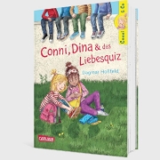 Buchcover und Innenansicht für das Buch: Conni & Co 10: Conni, Dina und das Liebesquiz