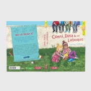 Buchcover und Innenansicht für das Buch: Conni & Co 10: Conni, Dina und das Liebesquiz