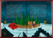 Buchcover und Innenansicht für das Buch: Die Geschichte vom traurigen Weihnachtsbaum
