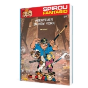 Buchcover und Innenansicht für das Buch: Spirou à New York