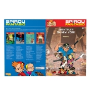 Buchcover und Innenansicht für das Buch: Spirou à New York
