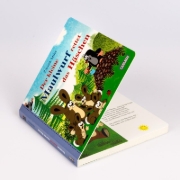 Buchcover und Innenansicht für das Buch: Der kleine Maulwurf rettet das Häschen